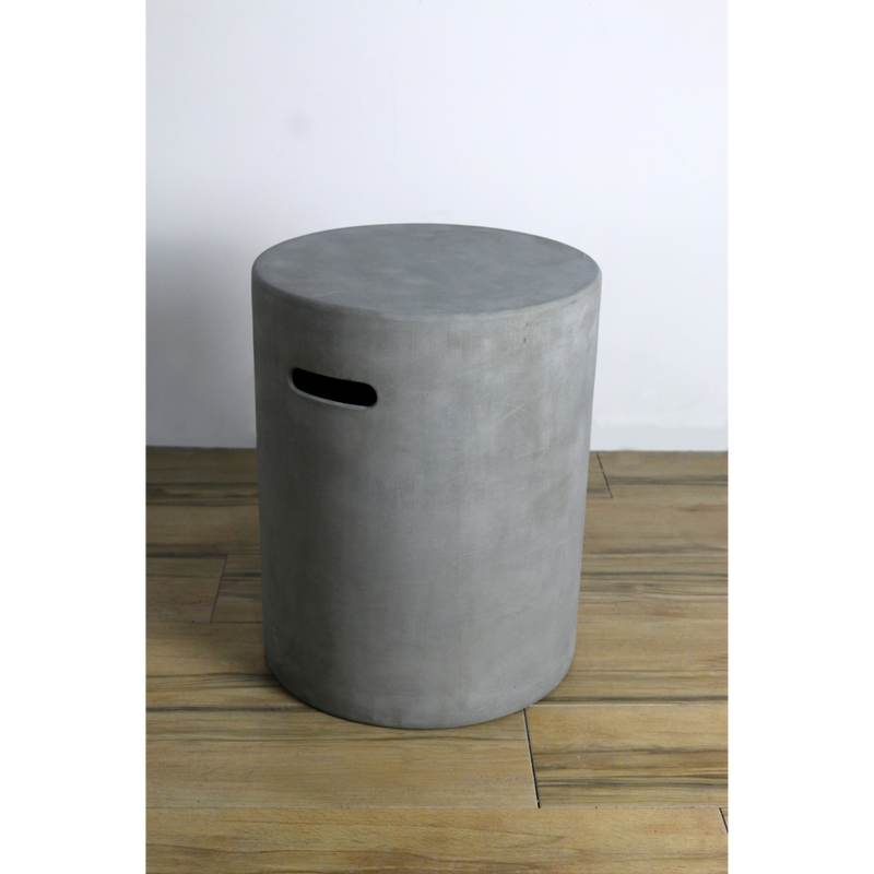 elementi tank cover oval smooth finish lifestyle