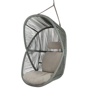 cane line hive chair Dusty green, small round tube Cane-line Weave with Taupe, string Cane-line Soft Rope and Desert sand, Cane-line Rise cushion
