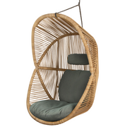 cane line hive chair Natural, small round tube Cane-line Weave with Taupe, string Cane-line Soft Rope and Light green, Cane-line Link cushion