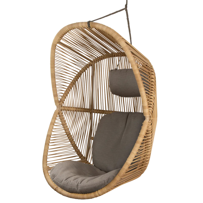 cane line hive chair Natural, small round tube Cane-line Weave with Taupe, string Cane-line Soft Rope and Taupe, Cane-line AirTouch cushion