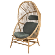 cane line hive chair Natural, small round tube Cane-line Weave and Light green, Cane-line Link cushion