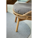 cane line hive highback chair Natural, large round tube Cane-line Weave w/teak with Taupe, Cane-line AirTouch cushion in a patio lifestyle