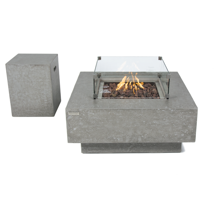 36" Elementi Square Manhattan Fire Table