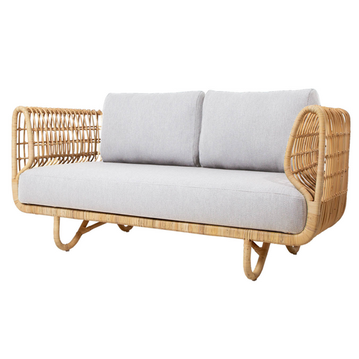 Nest outdoor 2 seater Sofa Light Grey Natte cushion