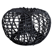 Cane line Nest coffee table footstool small lava grey
