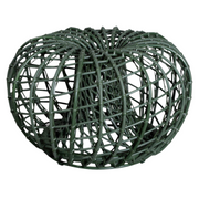 Cane line Nest coffee table footstool small dark green