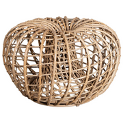 Cane line Nest coffee table footstool small natural