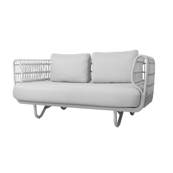 Nest-outdoor-2seater-Sofa-White-Natte-cushion