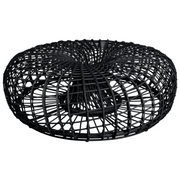 Cane line Nest coffee table footstool large Aluminium Weave lava grey