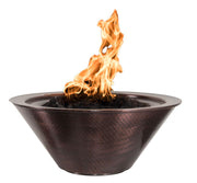 Copper fire bowl outdoor