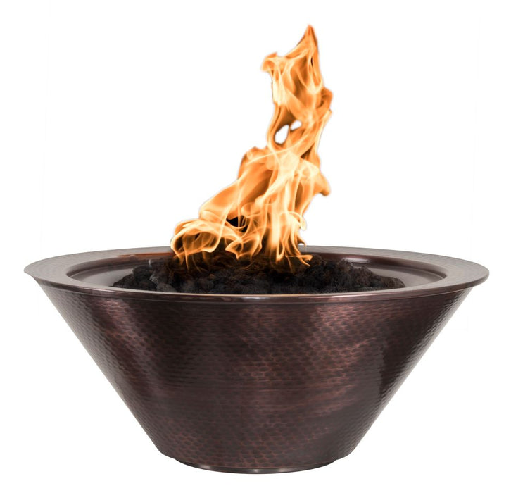 CAZO FIRE BOWL ™ – HAMMERED PATINA COPPER -