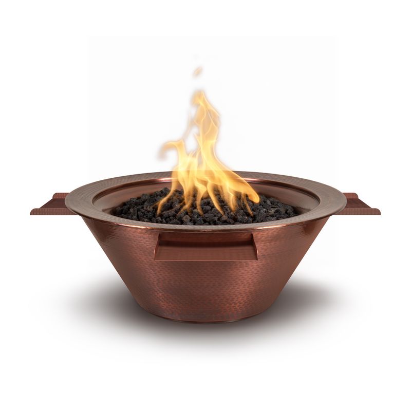 Copper fire water bowl outdoor 