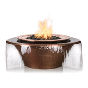 Copper fire water bowl outdoor
