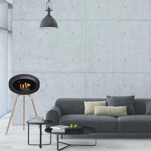 Le Feu Black Dome Bioethanol Fireplace ground high video