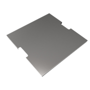 elementi 20.7" square stainless steel outdoor fire pit lid accessories protection OFG103-SS