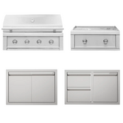 videl usa grill signature collection 3 in stainless steel divided into parts